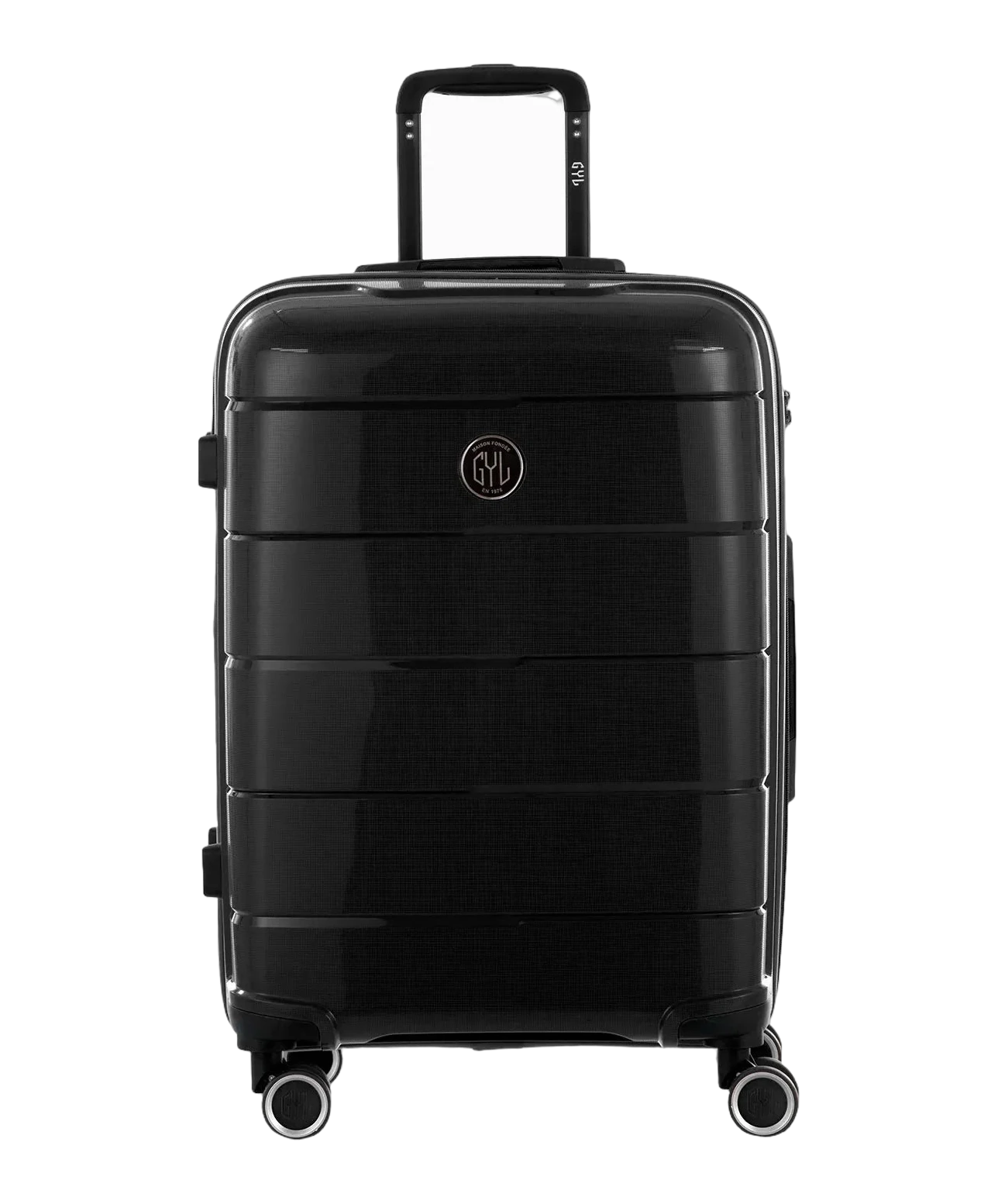 Valise soute Citadine GYL noir vue de face avec logo