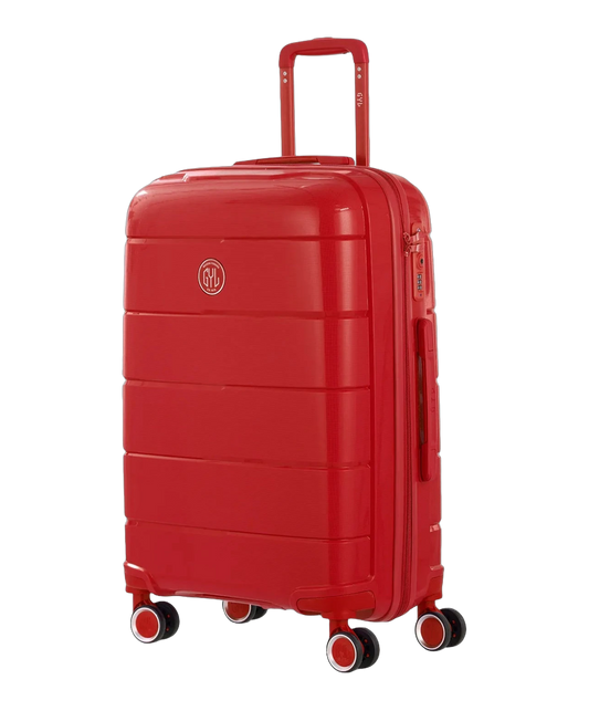 Valise soute Citadine GYL rouge vue trois quarts