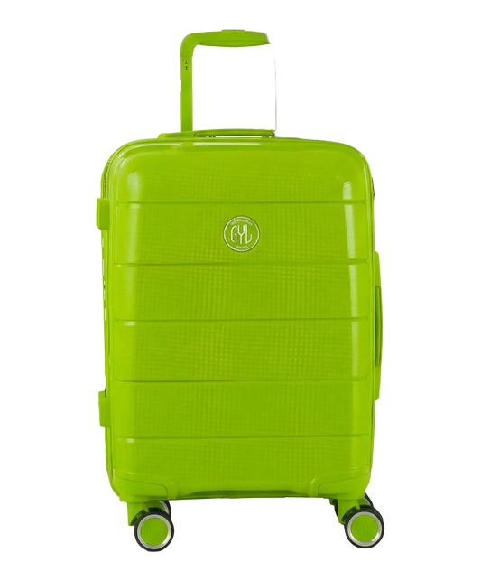 Valise soute Citadine GYL vert pomme vue de face avec logo