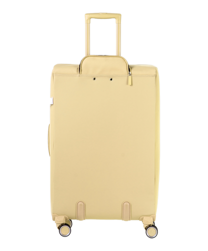 Valise Evasion GYL souple soute 75 cm coloris champagne vue arriere