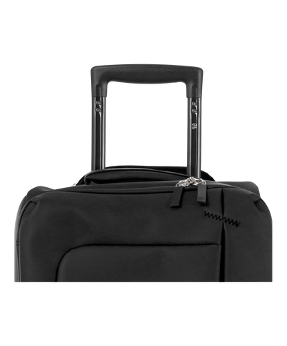 Valise Evasion GYL souple soute 75 cm coloris noir detail poignee telescopique