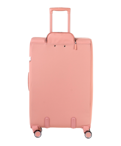 Valise Evasion GYL souple soute 75 cm coloris rose-gold vue arriere