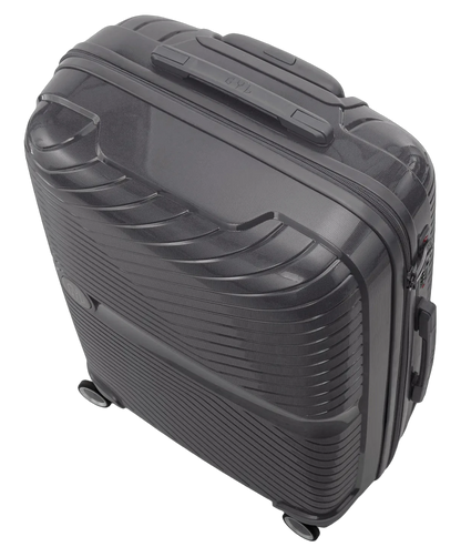 Valise soute Signature GYL argent vue de dessus avec poignee