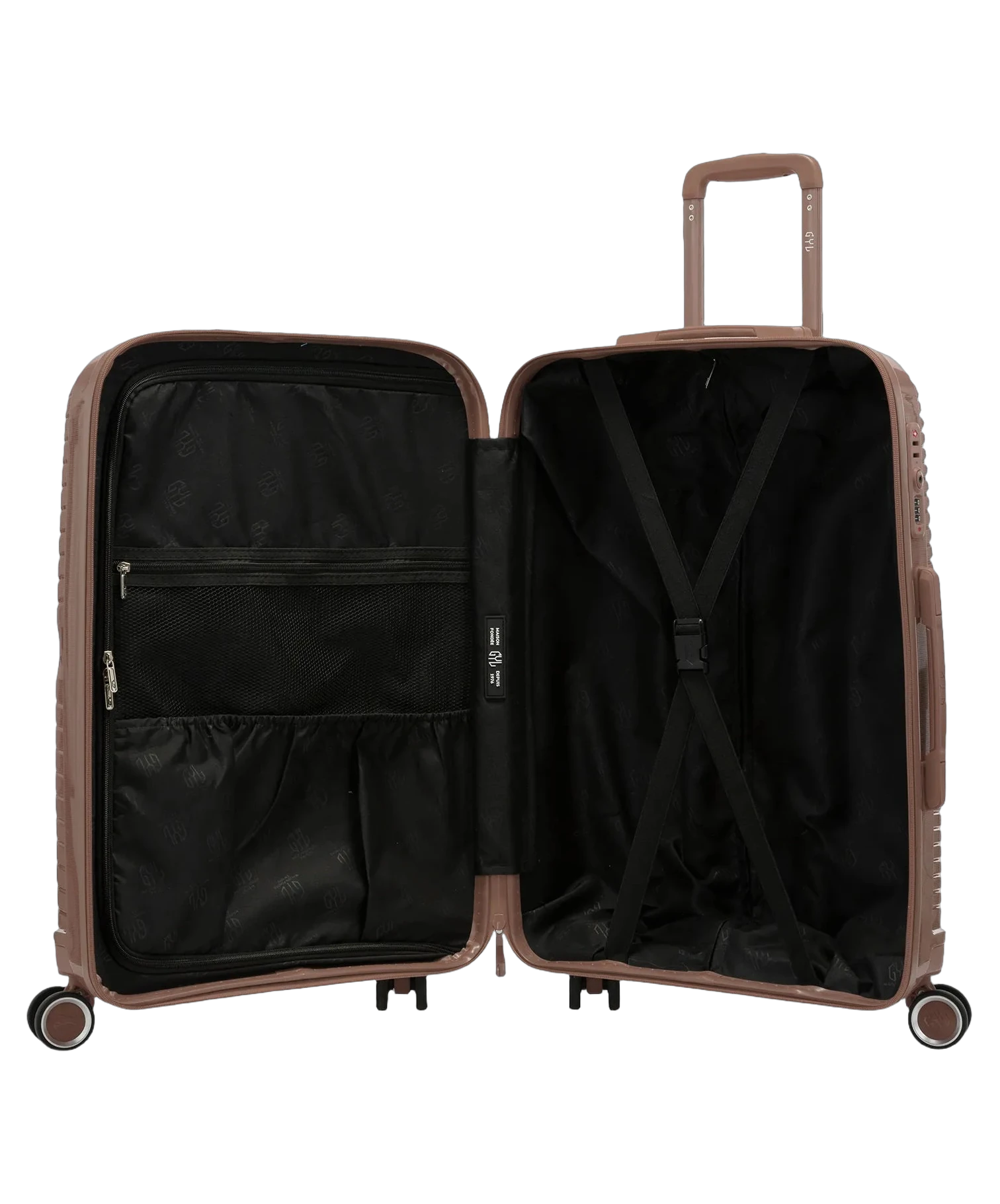 Valise soute Signature GYL champagne interieur ouvert