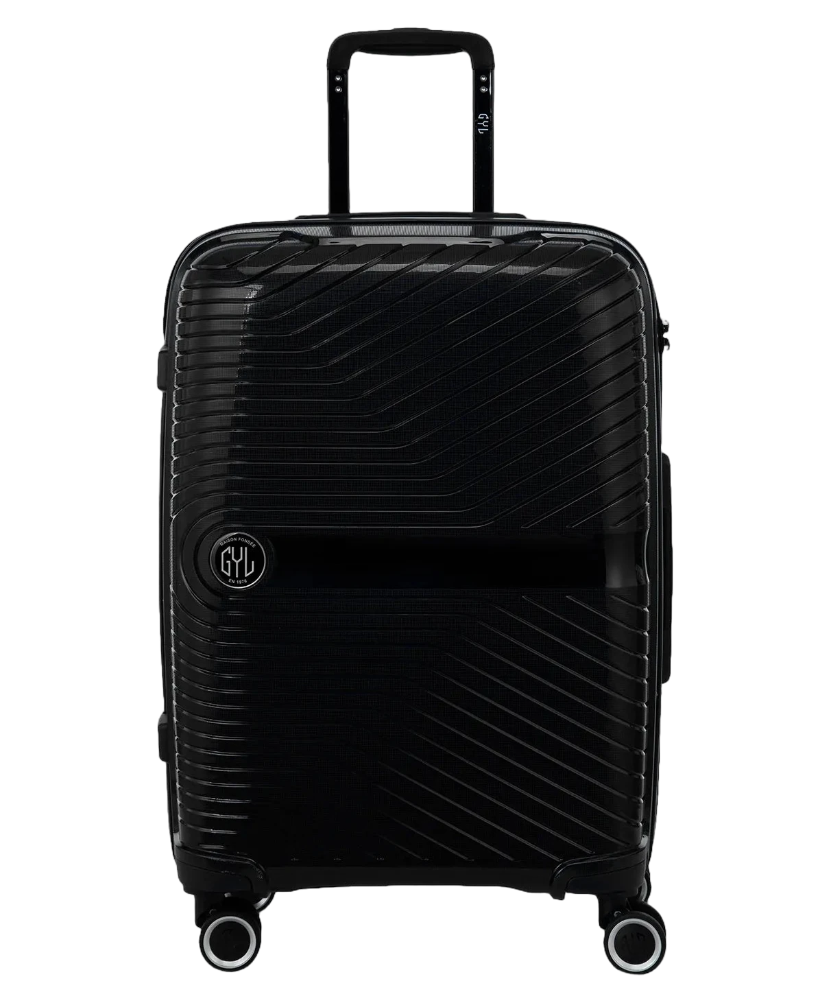 Valise soute Signature GYL noir vue de face avec logo