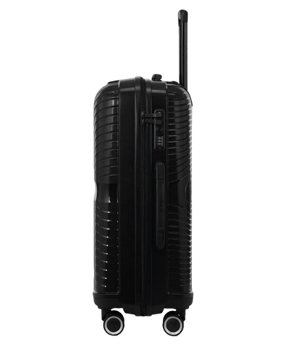 Valise soute Signature GYL noir profil avec serrure TSA