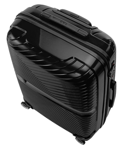 Valise soute Signature GYL noir vue de dessus avec poignee