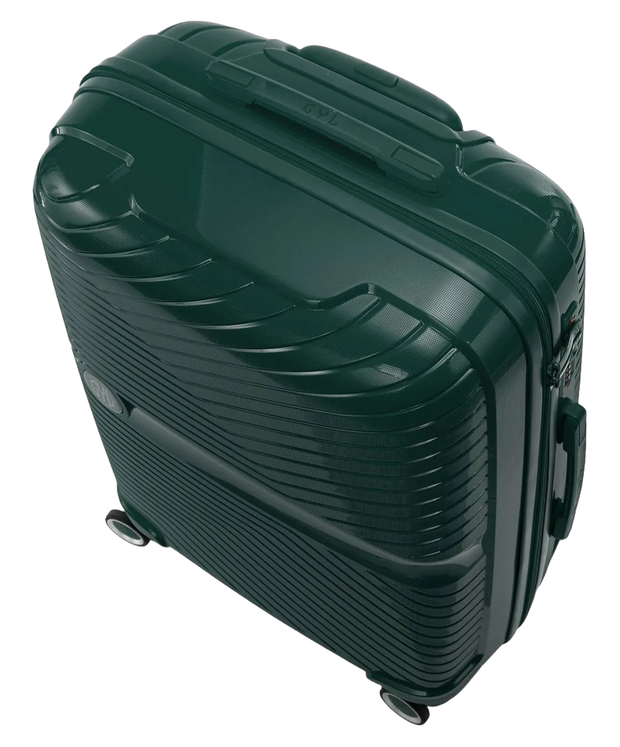 Valise soute Signature GYL sapin vue de dessus avec poignee