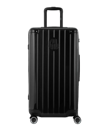 Valise trunk GYL taille L noir polycarbonate vue de face avec logo