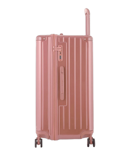 Cote de la valise trunk GYL L rose gold avec serrure TSA integree