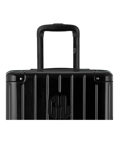 Valise trunk GYL taille XL noir zoom sur la poignee trolley